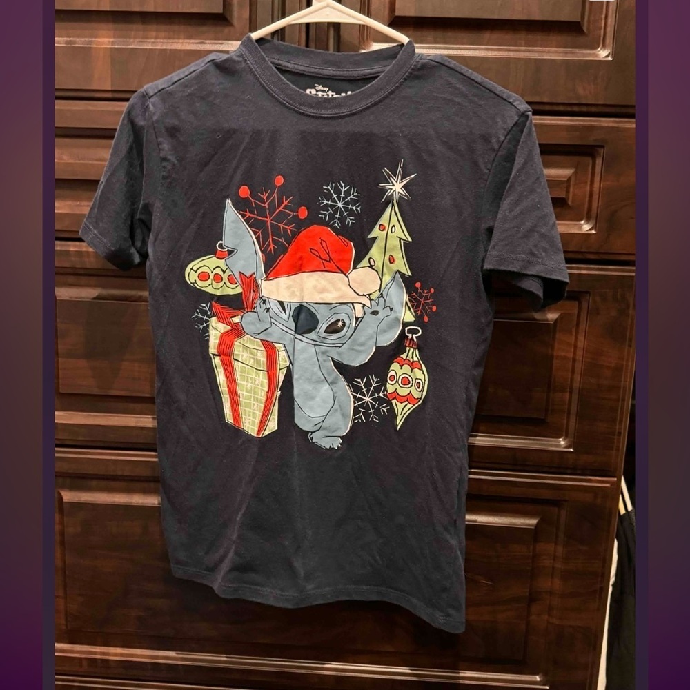Disney Stitch Navy Blue T-Shirt XXS